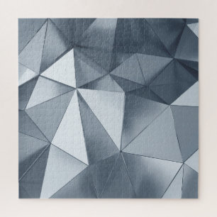 Geometric Metal: Three-Dimensional Pattern Jigsaw Puzzle