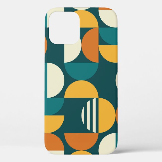 Geometric mid-century modern seamless pattern - 60 Case-Mate iPhone case (Back)