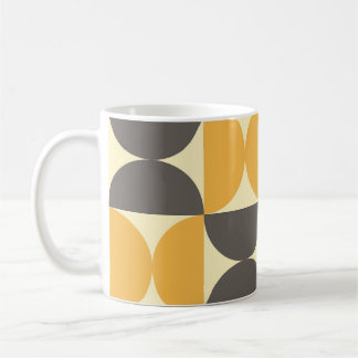Geometric, mid-century modern style pattern. coffee mug