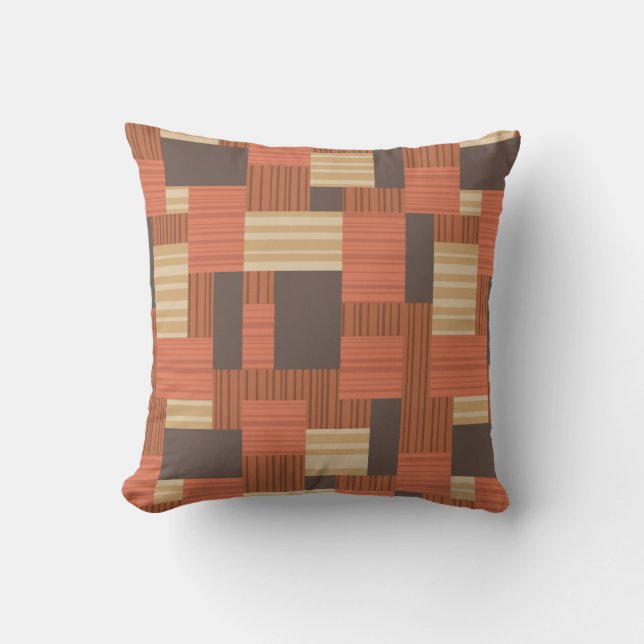 Geometric Midcentury Pattern 4 Cushion (Front)