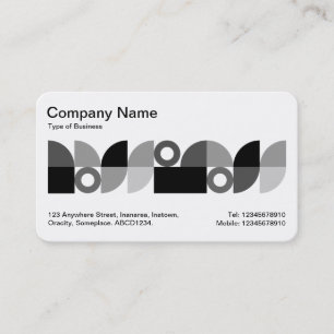 Geometric Middle Band v3 Business Card
