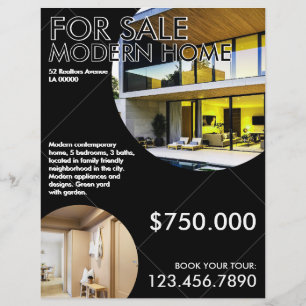 Geometric minimalist real estate Flyer