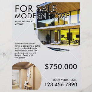 Geometric minimalist real estate Flyer