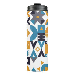 Geometric minimalistic pattern. Abstract designpat Thermal Tumbler