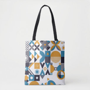 Geometric minimalistic pattern. Abstract designpat Tote Bag