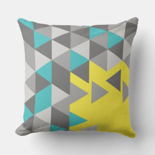 Geometric minimalistic pattern COLOR OF THE YEAR Cushion