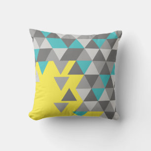Geometric minimalistic pattern COLOR OF THE YEAR V Cushion