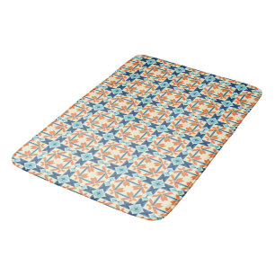 Geometric Mirage Bath Mat