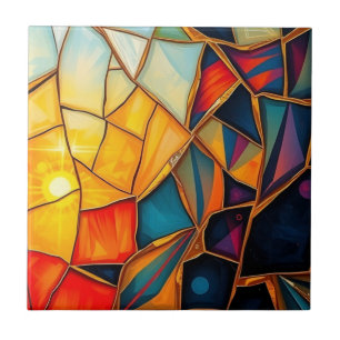 Geometric Mirror B Ceramic Tile