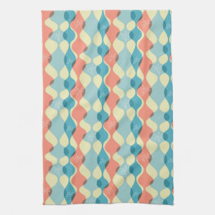 Geometric, Mod, Retro, Mid Century Modern dish Tea Towel