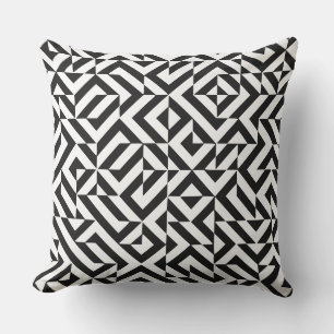 Geometric Modern Abstract Jumble Hand Garden Decor Cushion