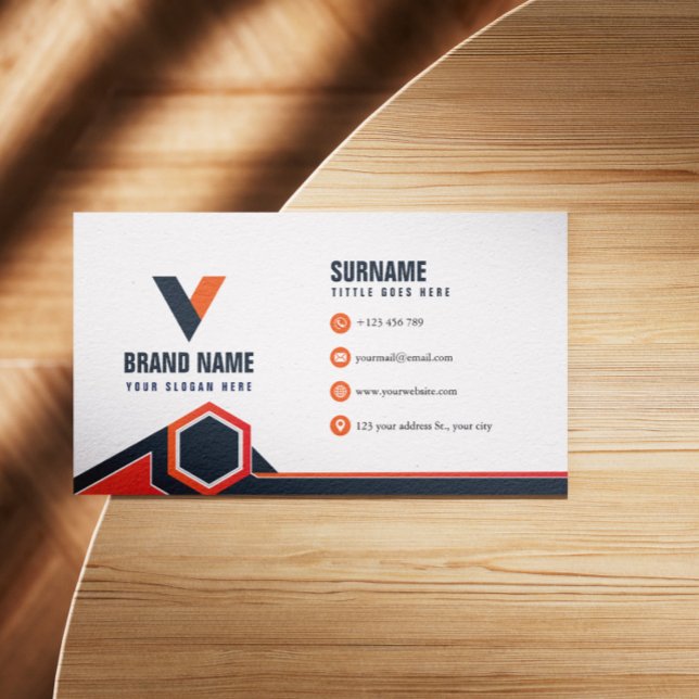 Geometric Modern  Business Card (Creator Uploaded)