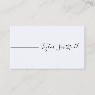 Geometric Modern Simple Business Card