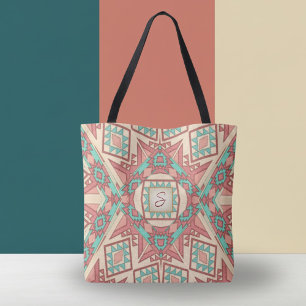 Geometric Modern Southwest Pattern Tote Bag