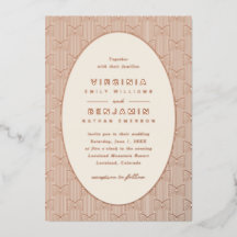 Geometric Modern Wedding
