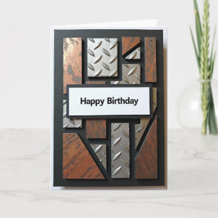 Geometric Mosaic Birthday Card