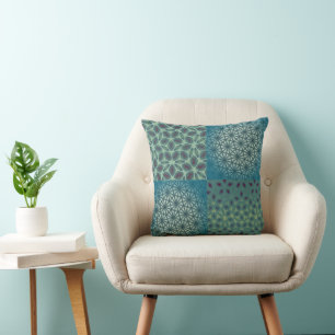 Geometric Mosaic Fusion Cushion