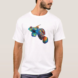 Geometric Mosaic Mandarin Dragonett Goby T-Shirt