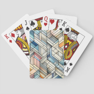 Geometric Mosaic Playing Cards