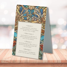 Geometric Mosaic Stained Glass Retirement Party