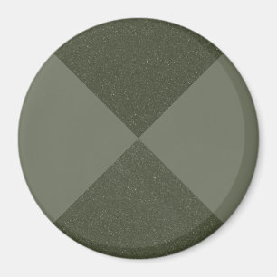 Geometric Moss Green Split Magnet
