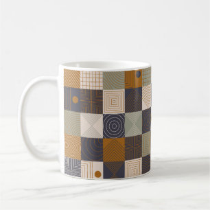 Geometric mural background. Modern style vintage i Coffee Mug