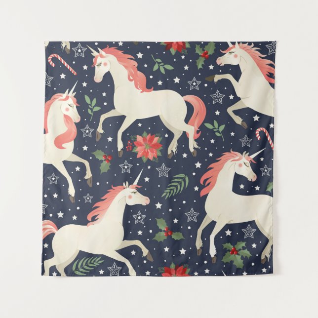 Geometric mural background. Modern style vintage i Tapestry (Front)