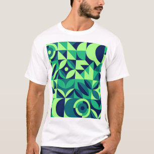 Geometric mural: modern vintage design. T-Shirt