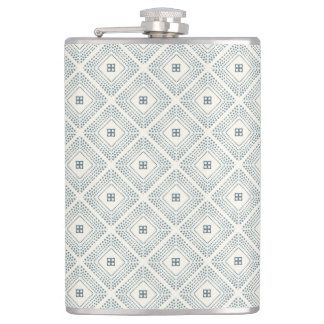 Geometric Nesting Squares Thermal Tumbler Hip Flask