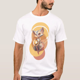 Geometric Night Fox T-Shirt
