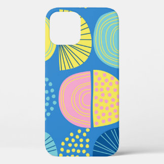 Geometric Nordic: Modern Abstract Background. iPhone 12 Case