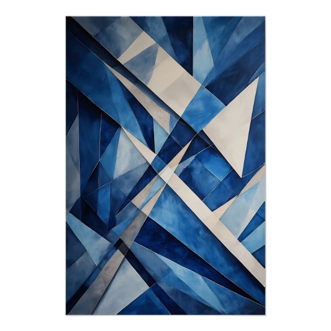 Geometric Ocean  Poster (Front)