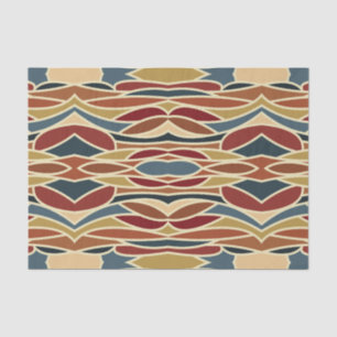 Geometric Opaque Stained Glass Style Design  Tissue Paper