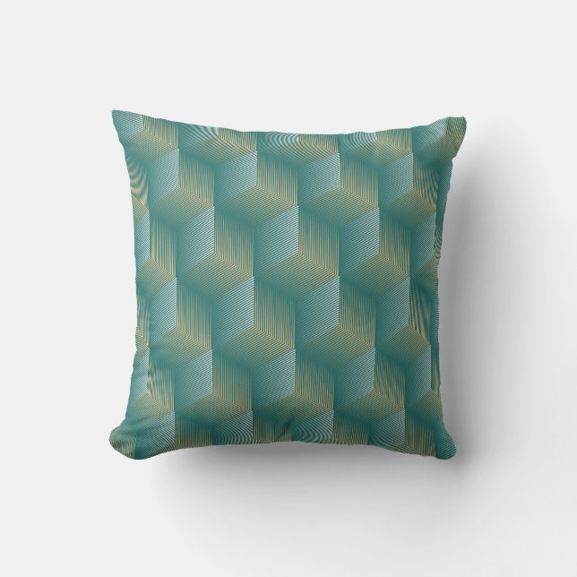 Geometric/Optical Illusion Cushion (Front)