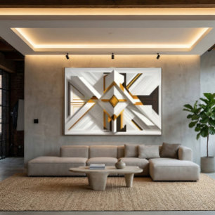Geometric Opulence Canvas Print