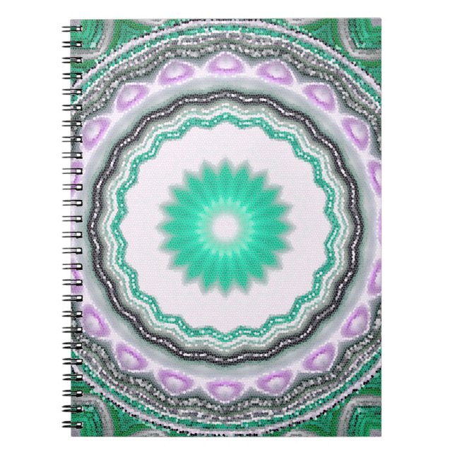 geometric ornament. Decorative mosaic texture. abs Notebook (Front)
