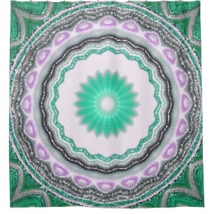 geometric ornament. Decorative mosaic texture. abs Shower Curtain