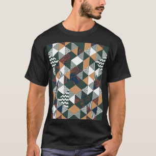 Geometric palm leaves, trendy pattern T-Shirt