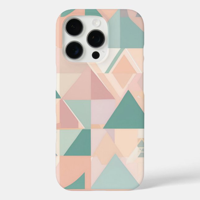 📱 "Geometric Pastel Design " 🎨🔷 Case-Mate iPhone Case (Back)