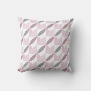 geometric pastel pattern cushion