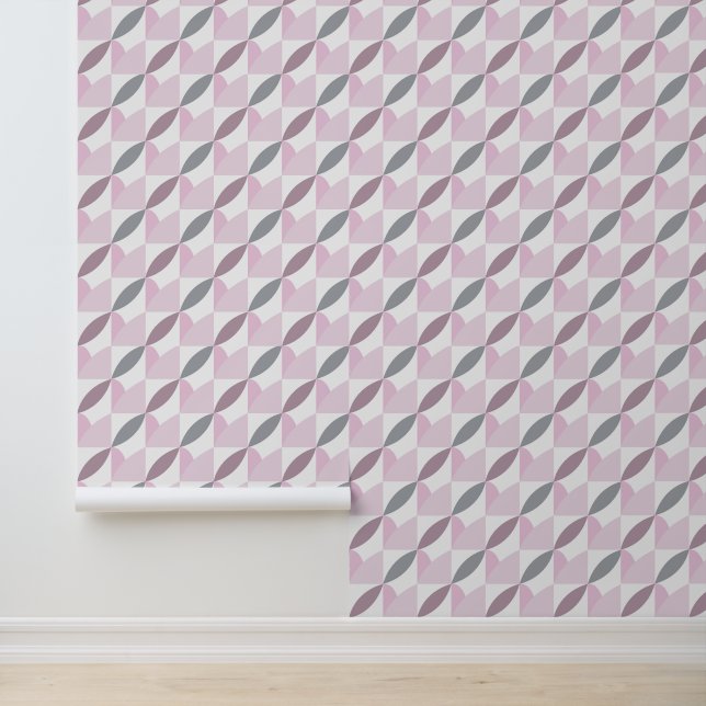 geometric pastel pattern wallpaper (Application)