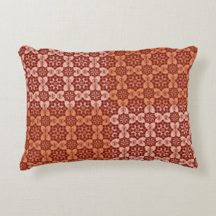 Geometric Patchwork Throw Pillow – Modern Purple C