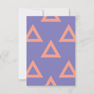 Geometric Pattern 16 RSVP Card