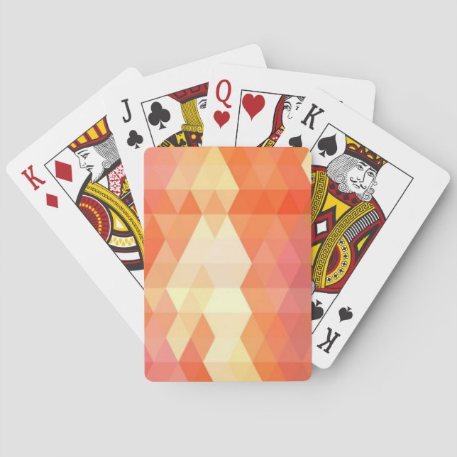 Geometric pattern 1 playing cards (Back)