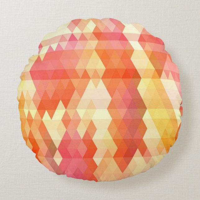 Geometric pattern 1 round cushion (Front)