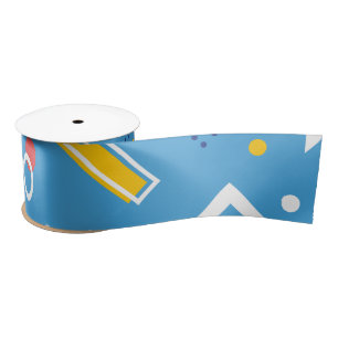 Geometric Pattern 1 Satin Ribbon