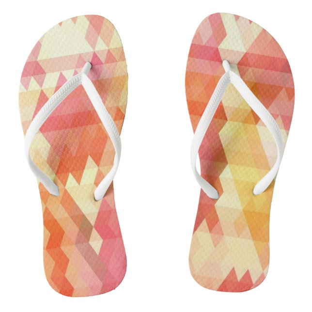 Geometric pattern 1 thongs (Footbed)