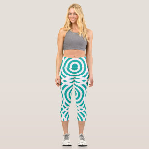 Geometric Pattern 20 Capri Leggings