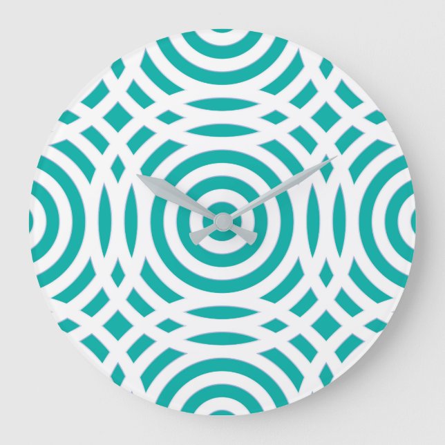 Geometric Pattern 20 Large Clock (Front)