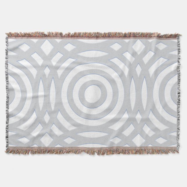 Geometric Pattern 22 Throw Blanket (Front)